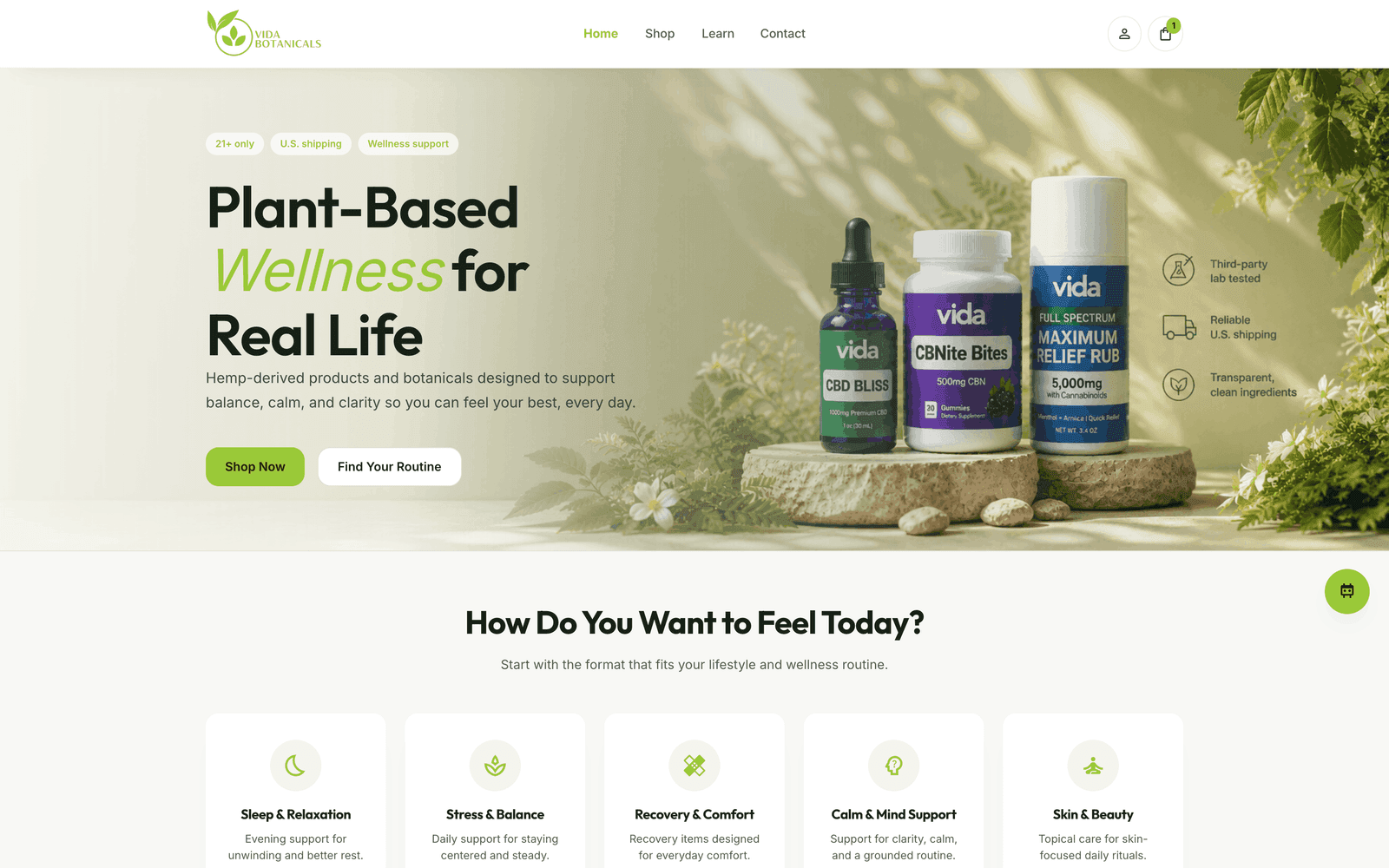 Vida Botanicals project