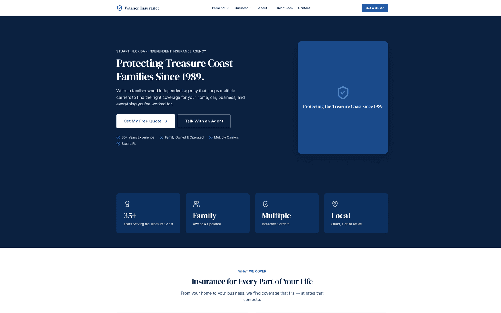 Warner Insurance project